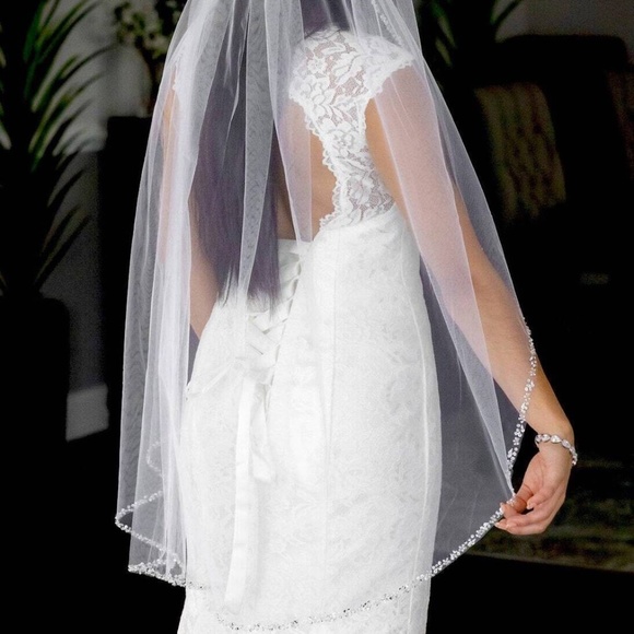 Mori Lee Madeline Gardner Bridal Veil **BRAND NEW** - Picture 5 of 15
